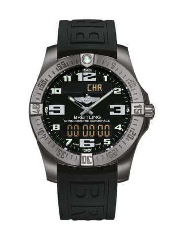 Breitling Aerospace Evo Titanium / Black / Rubber / Pin