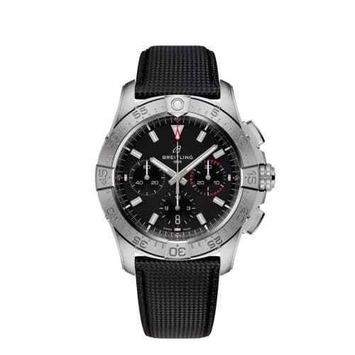 Breitling Avenger B01 Chronograph 42 Stainless Steel / Black / Strap