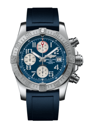 Breitling Avenger II Stainless Steel / Mariner Blue / Rubber