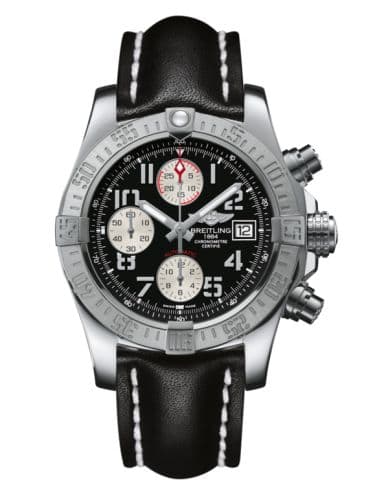 Breitling Avenger II Stainless Steel / Volcano Black / Calf