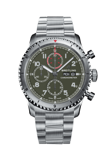 Breitling Aviator 8 Chronograph 43 Stainless Steel / Curtiss Warhawk / Bracelet
