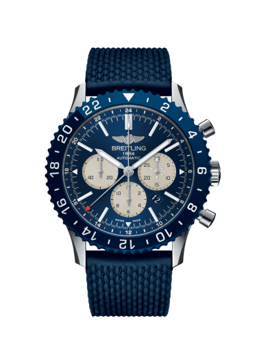 Breitling Chronoliner B04 Stainless Steel / Blue / Rubber