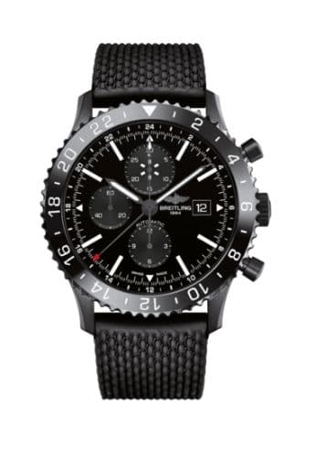 Breitling Chronoliner Blacksteel / Black / Rubber