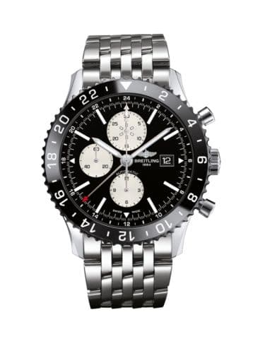 Breitling Chronoliner Stainless Steel / Black / Bracelet