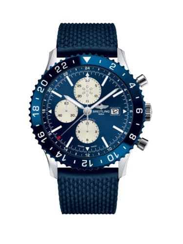 Breitling Chronoliner Stainless Steel / Blue / Rubber
