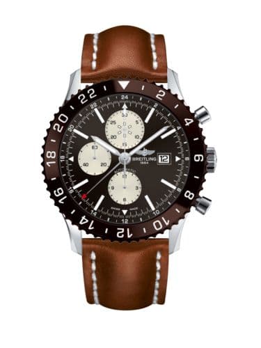 Breitling Chronoliner Stainless Steel / Bronze / Calf