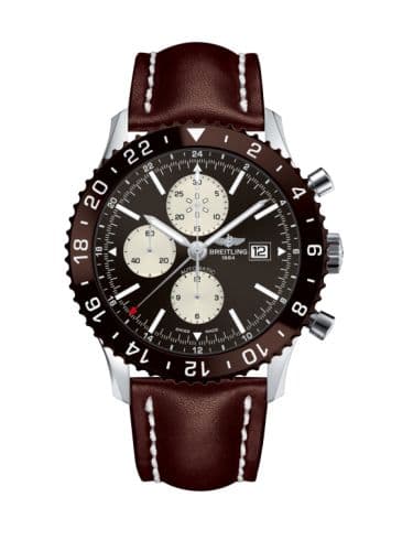 Breitling Chronoliner Stainless Steel / Bronze / Calf