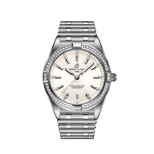 Breitling Chronomat 32 Stainless Steel - Diamond / White / Rouleaux