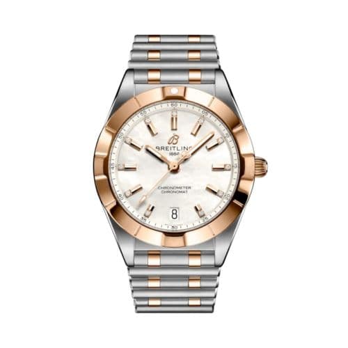 Breitling Chronomat 32 Stainless Steel - Red Gold / MOP / Rouleaux