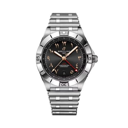 Breitling Chronomat 40 GMT Stainless Steel / Black / Qatar