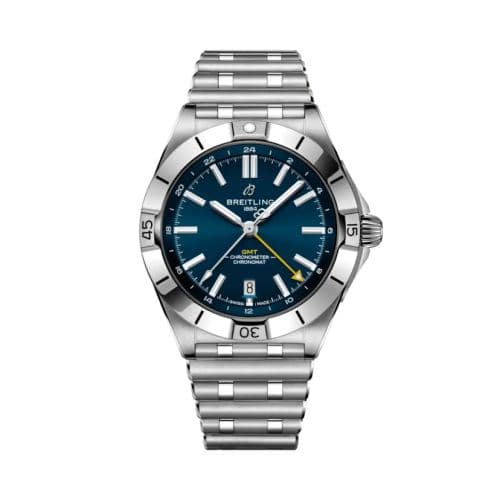 Breitling Chronomat 40 GMT Stainless Steel / Blue / Sporthilfe