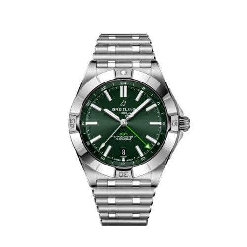Breitling Chronomat 40 GMT Stainless Steel / Green - Germany