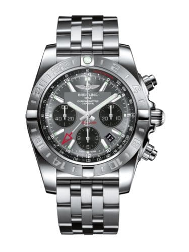 Breitling Chronomat 44 GMT Stainless Steel / Blackeye Grey / Bracelet