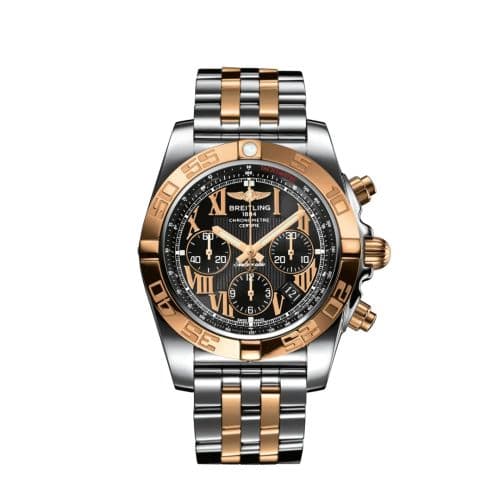 Breitling Chronomat 44 Stainless Steel / Red Gold / Black - Roman / Japan Special Edition