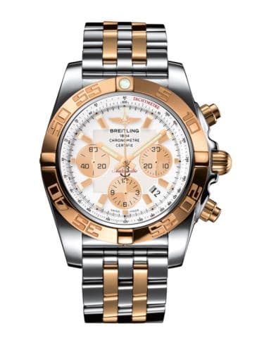 Breitling Chronomat 44 Stainless Steel / Rose Gold / Antarctica White / Bracelet