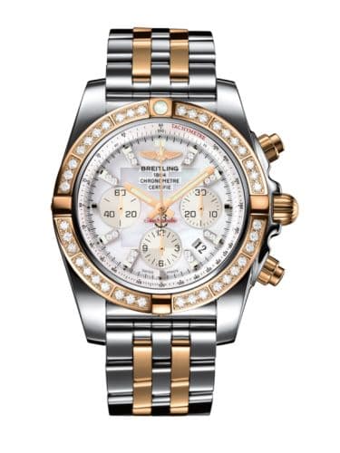 Breitling Chronomat 44 Stainless Steel / Rose Gold / Diamond / Pearl Diamond / Bracelet
