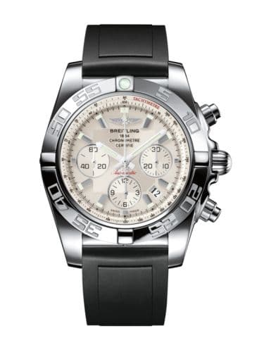 Breitling Chronomat 44 Stainless Steel / Silver / Rubber