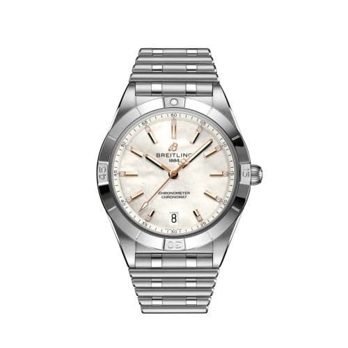 Breitling Chronomat Automatic 36 Stainless Steel / MOP / Rouleaux