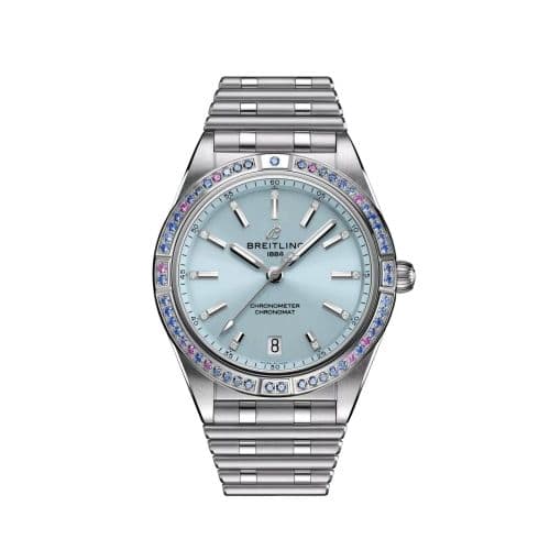 Breitling Chronomat Automatic 36 Stainless Steel - White Gold / Ice Blue / South Sea / Bracelet