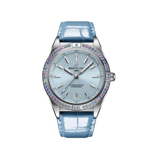 Breitling Chronomat Automatic 36 Stainless Steel - White Gold / Ice Blue / South Sea
