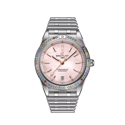 Breitling Chronomat Automatic 36 Stainless Steel - White Gold / MOP / South Sea / Bracelet