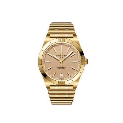 Breitling Chronomat Automatic 36 Victoria Beckham Yellow Gold / Sand