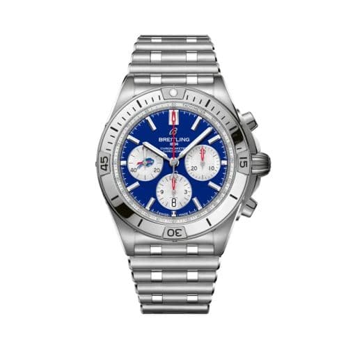 Breitling Chronomat B01 42 NFL Buffalo Bills / Rouleaux