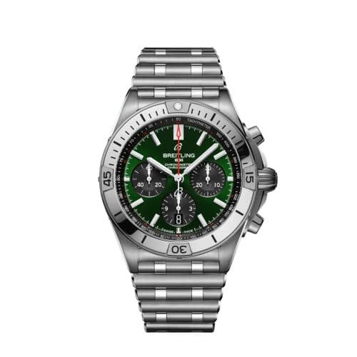 Breitling Chronomat B01 42 Stainless Steel / Bentley / Rouleaux
