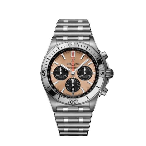 Breitling Chronomat B01 42 Stainless Steel / Copper / Rouleaux