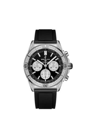 Breitling Chronomat B01 42 Stainless Steel - Diamond / Black / Rubber
