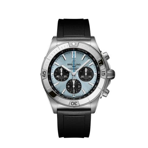 Breitling Chronomat B01 42 Stainless Steel / Platinum / Ice Blue