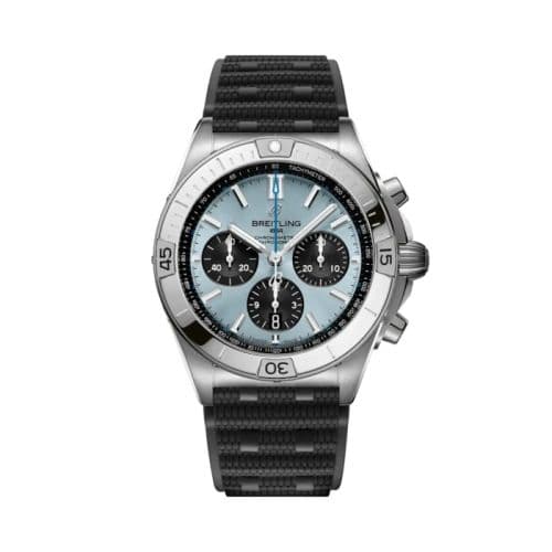 Breitling Chronomat B01 42 Stainless Steel / Platinum / Ice Blue