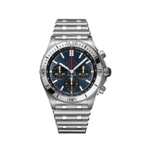 Breitling Chronomat B01 42 Stainless Steel / Red Arrows / Rouleaux
