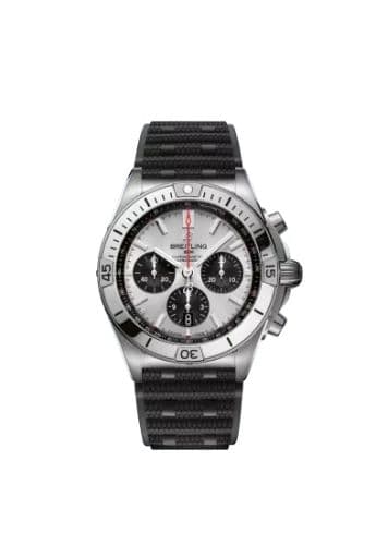 Breitling Chronomat B01 42 Stainless Steel / Silver / Rubber