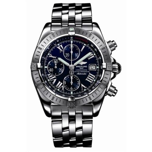 Breitling Chronomat Evolution Stainless Steel / Blue - Roman