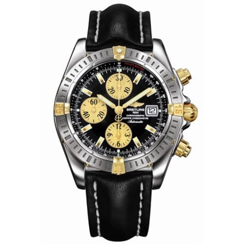 Breitling Chronomat Evolution Stainless Steel / Yellow Gold / Black