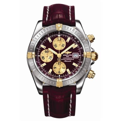 Breitling Chronomat Evolution Stainless Steel / Yellow Gold / Black