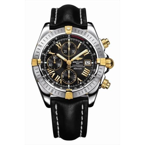 Breitling Chronomat Evolution Stainless Steel / Yellow Gold / Black - Roman