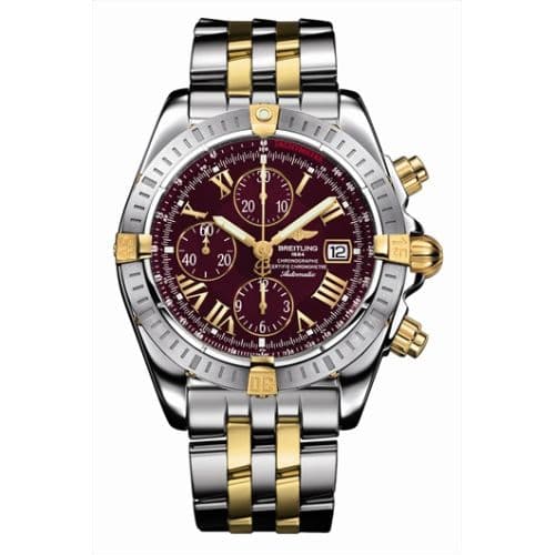 Breitling Chronomat Evolution Stainless Steel / Yellow Gold / Black - Roman