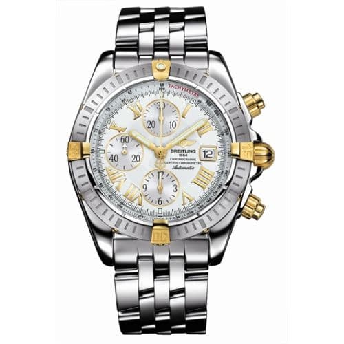 Breitling Chronomat Evolution Stainless Steel / Yellow Gold / Silver - Roman