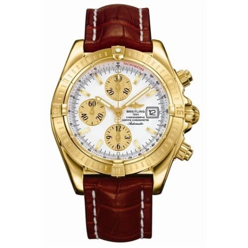 Breitling Chronomat Evolution Yellow Gold / White