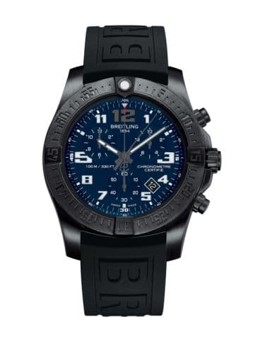 Breitling Chronospace Evo Night Mission / Blue / Rubber