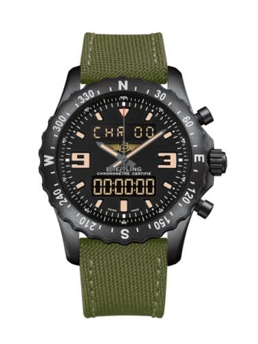 Breitling Chronospace Military Blacksteel / Volcano Black / Military