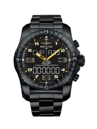 Breitling Cockpit B50 Night Mission / Black-Yellow / Bracelet