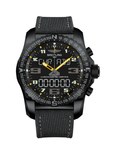 Breitling Cockpit B50 Night Mission / Black-Yellow / Military / Pin