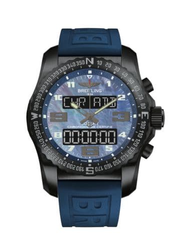 Breitling Cockpit B50 Night Mission / Blue MOP / Rubber / Folding
