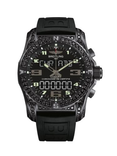 Breitling Cockpit B50 Night Mission Diamondworks / Black / Rubber