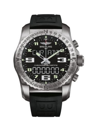 Breitling Cockpit B50 Titanium / Black / Rubber / Folding