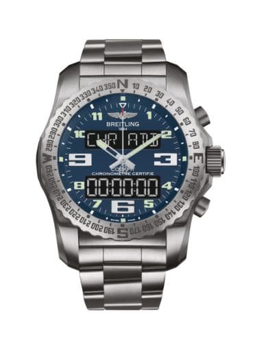 Breitling Cockpit B50 Titanium / Blue / Bracelet