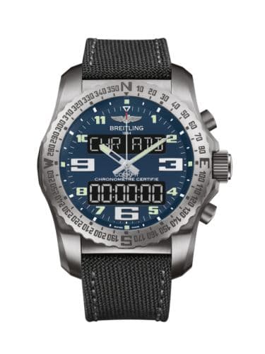 Breitling Cockpit B50 Titanium / Blue / Military / Pin